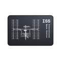 ISS International Space Station Black Blueprint Mouse Pad