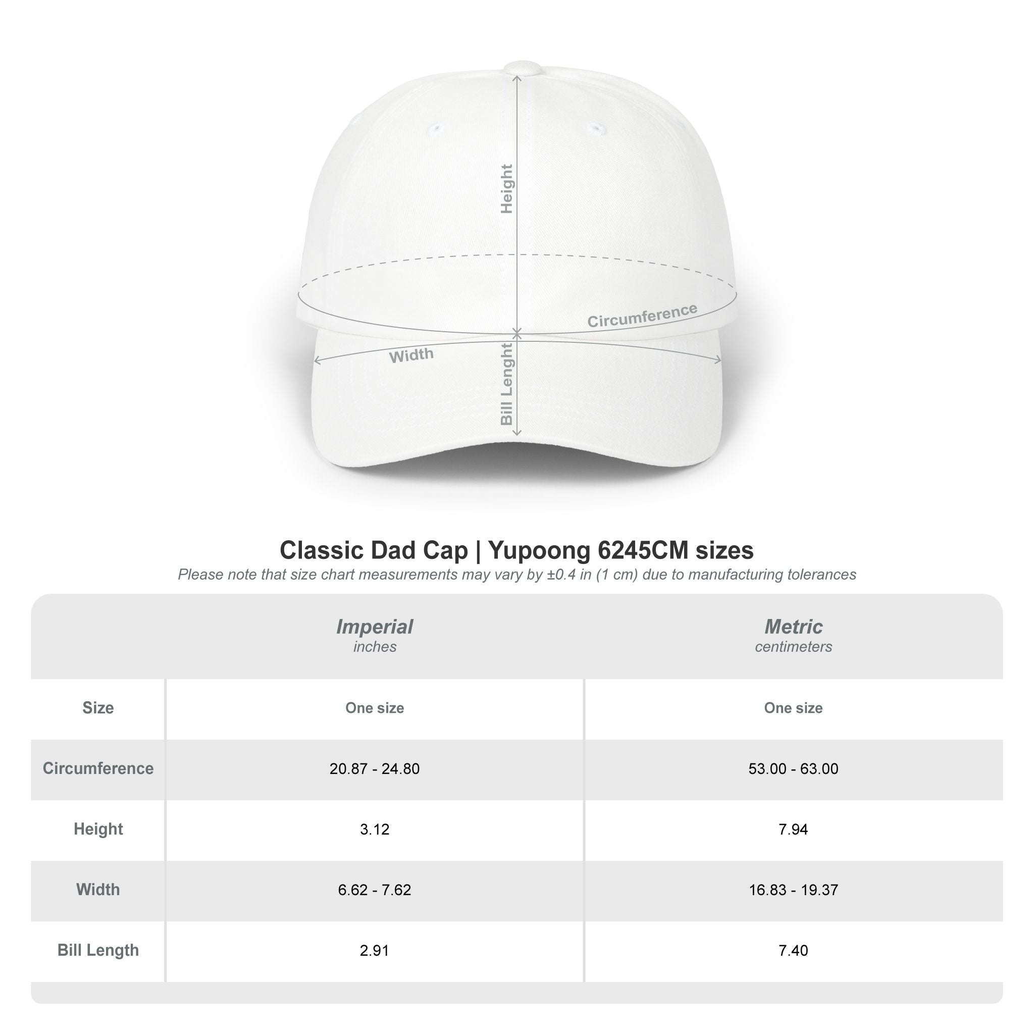 GONESPACE™ White Cap