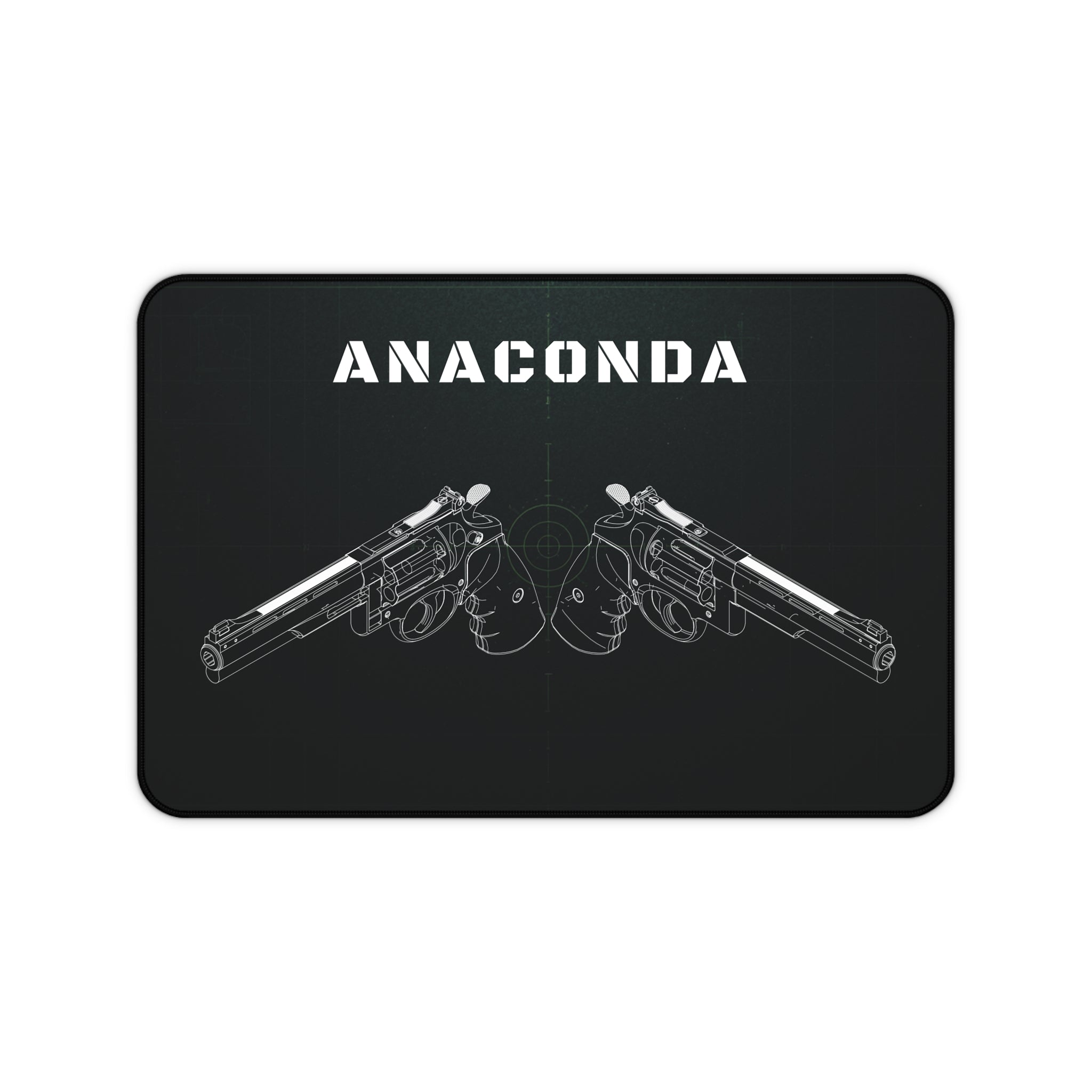 Anaconda Revolver Black Blueprint Mouse Pad / Desk Mat